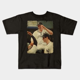 David Wells in New York Yankees Kids T-Shirt